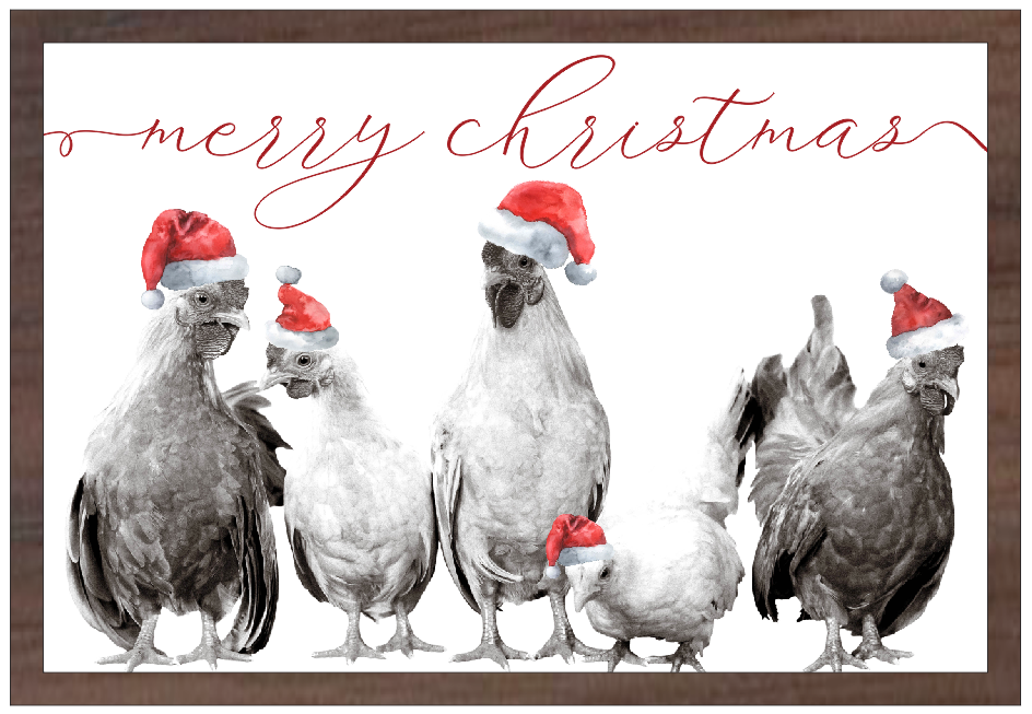 Festive Chickens – Willow Hill Designs